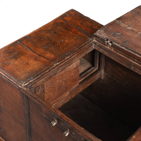 Iron Bound Teak Chest From Gujarat - 19th Century