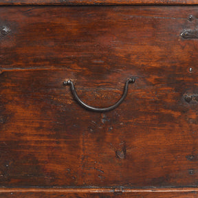 Iron Bound Teak Chest From Gujarat - 19th Century