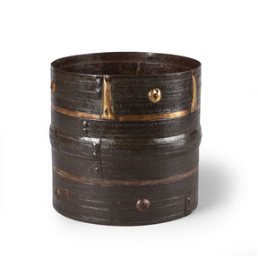 Iron & Brass South Indian Grain Measure - 19th Century
