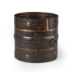 Iron & Brass South Indian Grain Measure - 19th Century