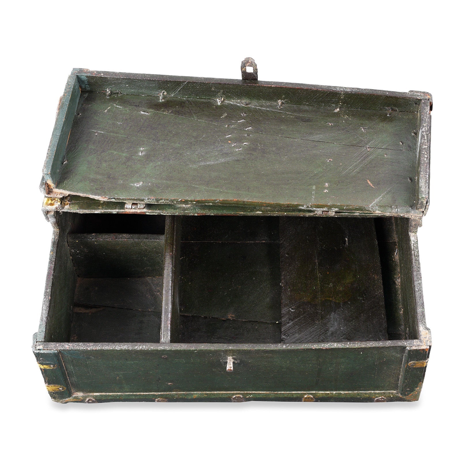 Painted Merchants Box From Bikaner - 19th Century
