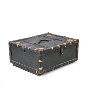 Painted Merchants Box From Bikaner - 19th Century