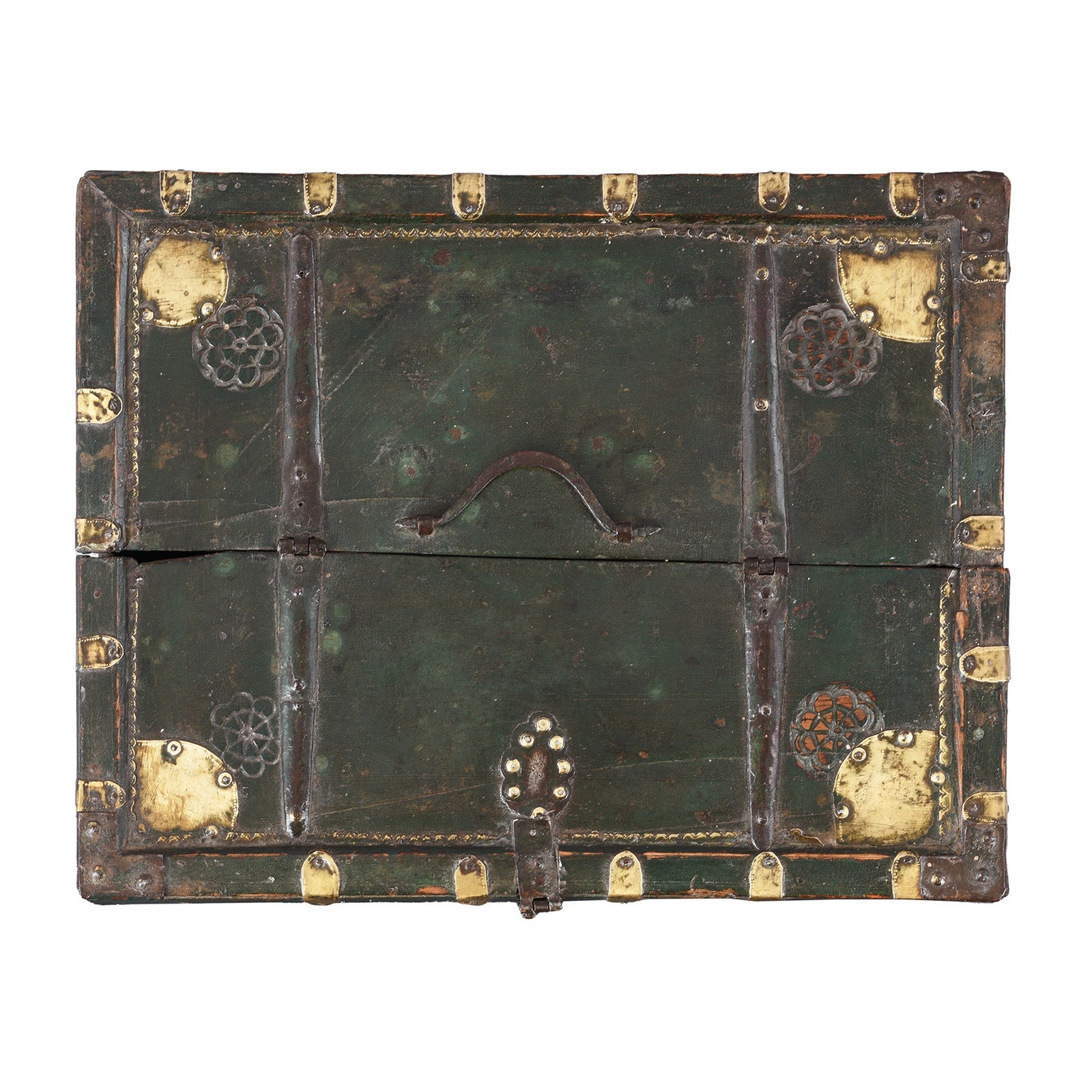 Painted Merchants Box From Bikaner - 19th Century