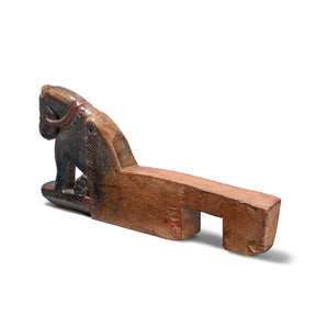 Horse Khunti Turban Hanger From Rajasthan - 19th Century
