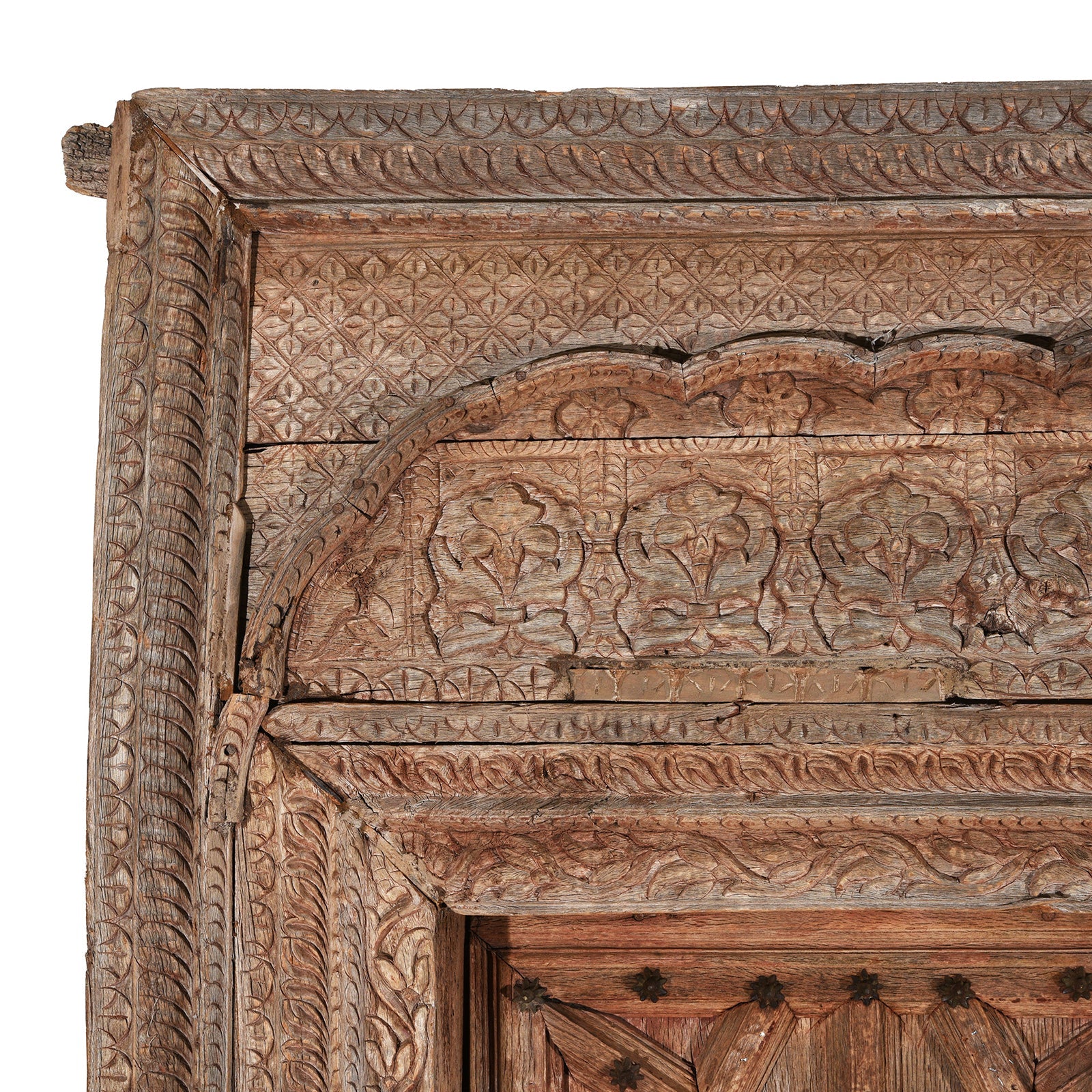 Large Indian Door From Punjab - 19th Century