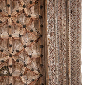 Large Indian Door From Punjab - 19th Century