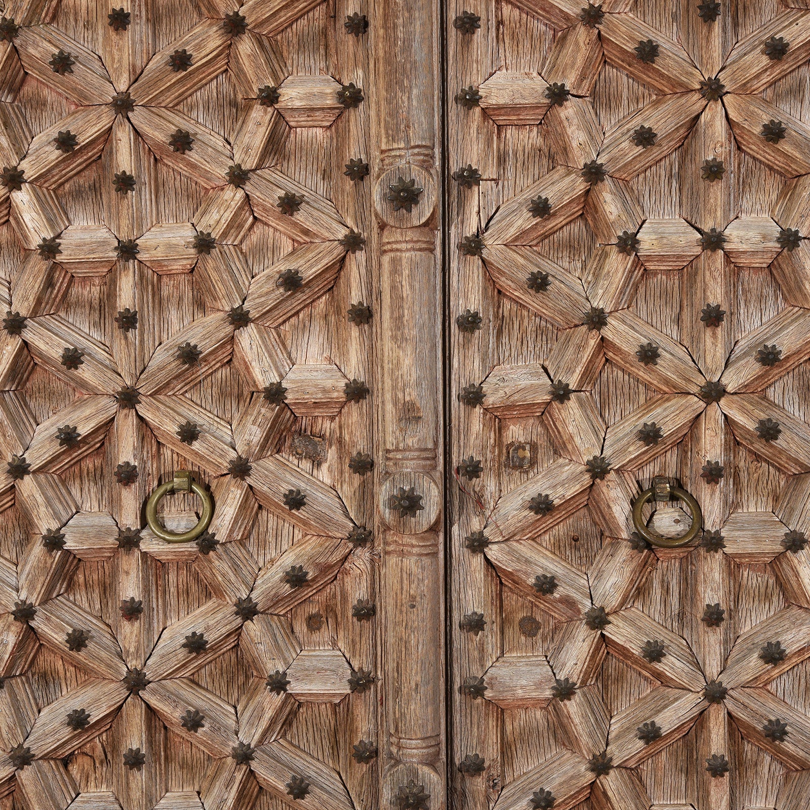 Large Indian Door From Punjab - 19th Century