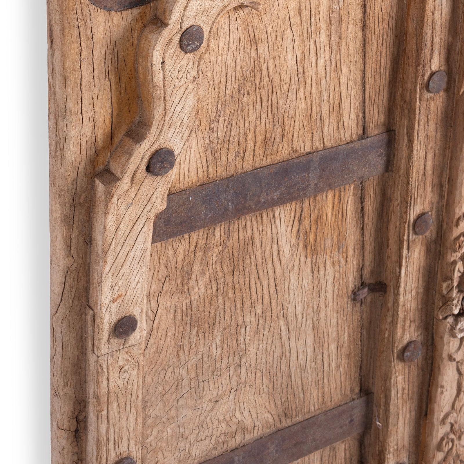 Bleached Window Shutter From Bikaner - 19th Century