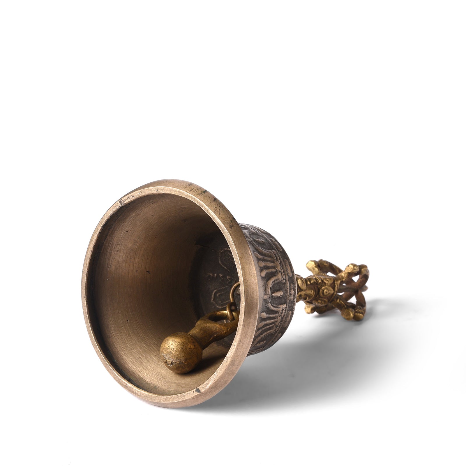 Tibetan Brass  Bell - Reproduction of Traditional design