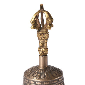 Tibetan Brass  Bell - Reproduction of Traditional design