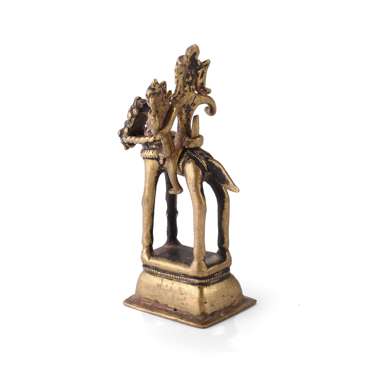 Brass Horse & Khandoba From The Deccan - 19th Century