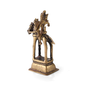 Brass Horse & Khandoba From The Deccan - 19th Century