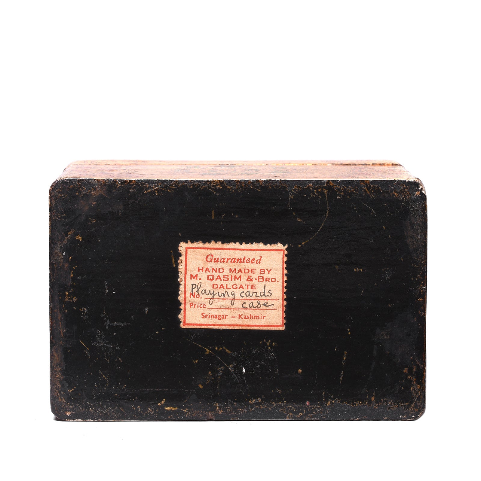 Vintage Painted Kashmiri Card Box - Ca 1935