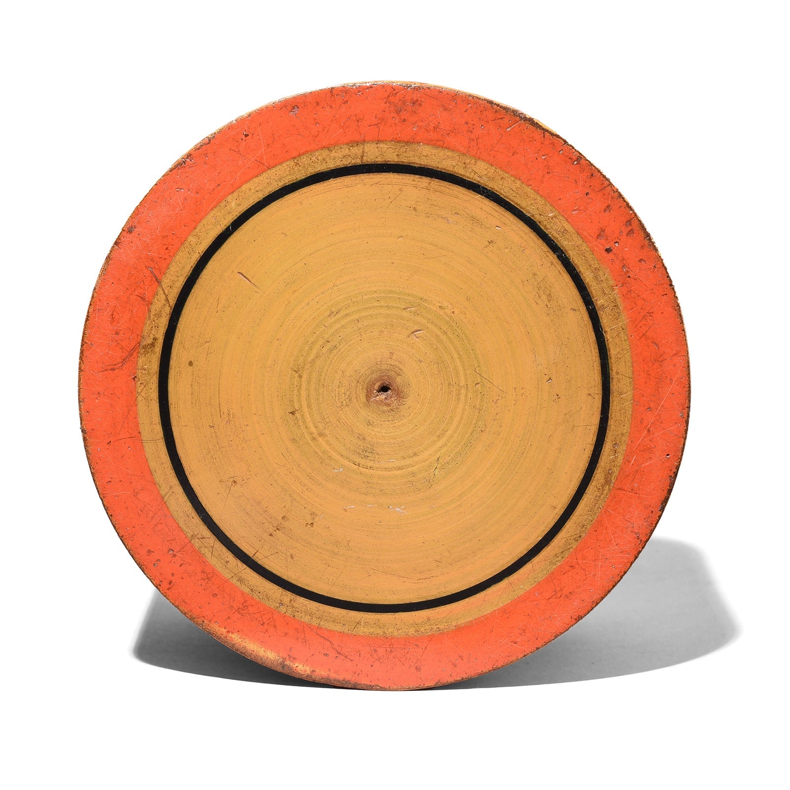 Spotted Lacquer Pot From Barmer - 19th Century