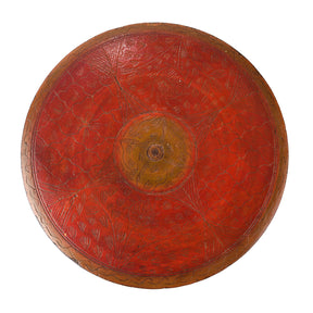 Regency Style Red Lacquer Pot From Kutch - 19th Century