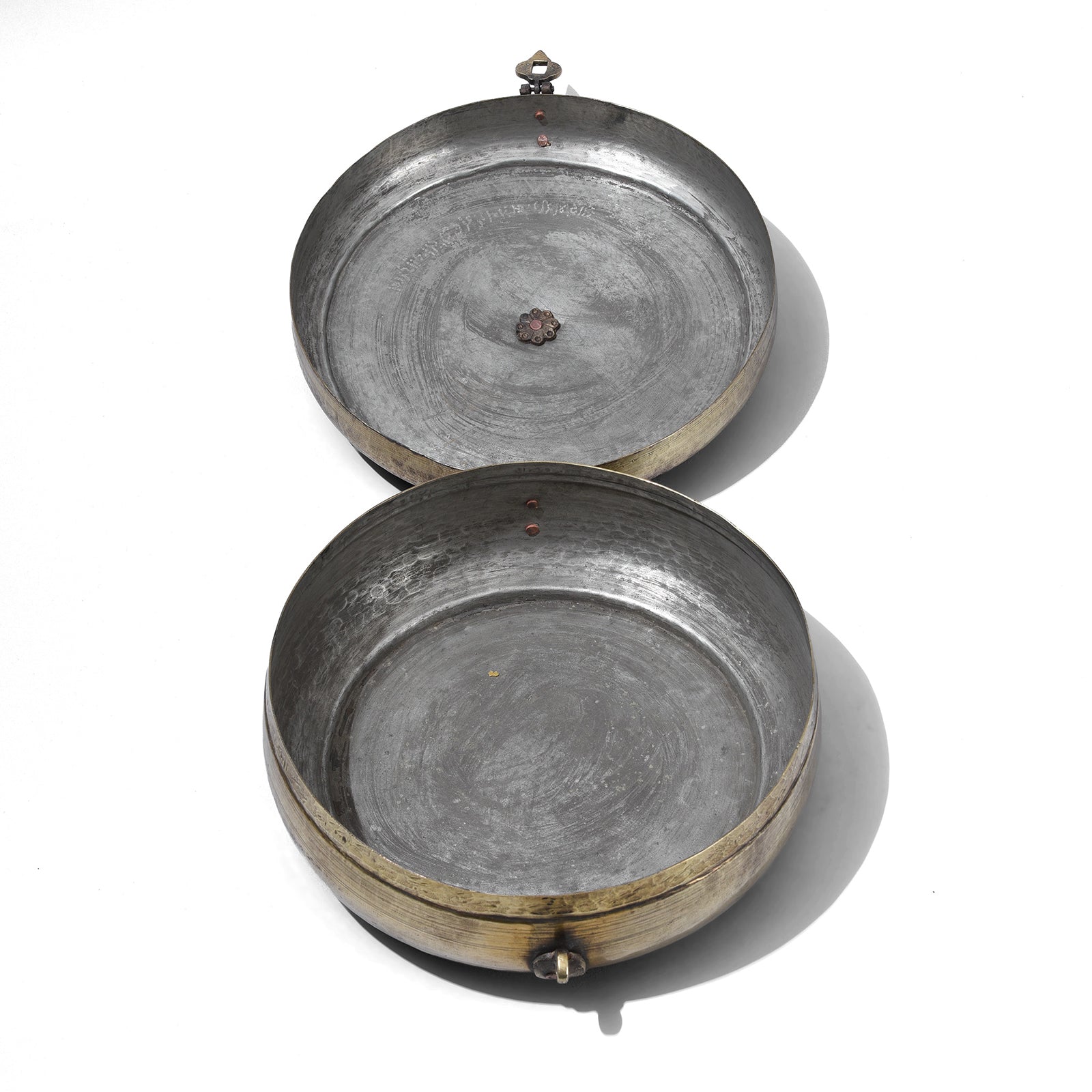 Engraved Brass Chapati Box - Ca 1900