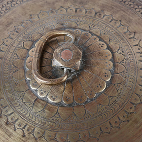 Indian Brass Chapati Box - 19th Century