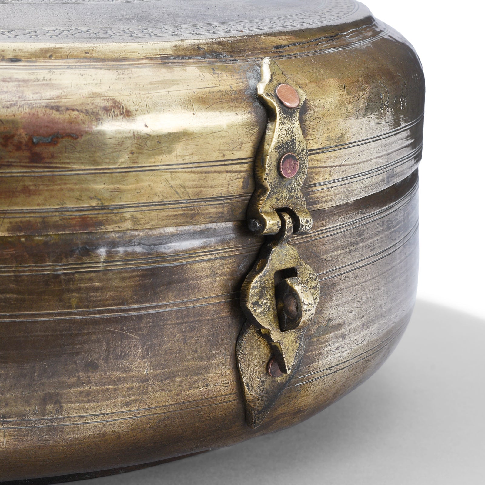 Brass Indian Chapati Box - Ca 1900