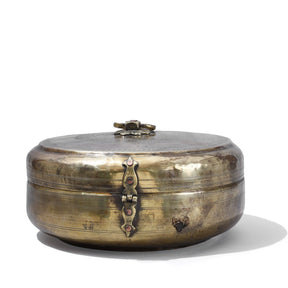 Brass Indian Chapati Box - Ca 1900