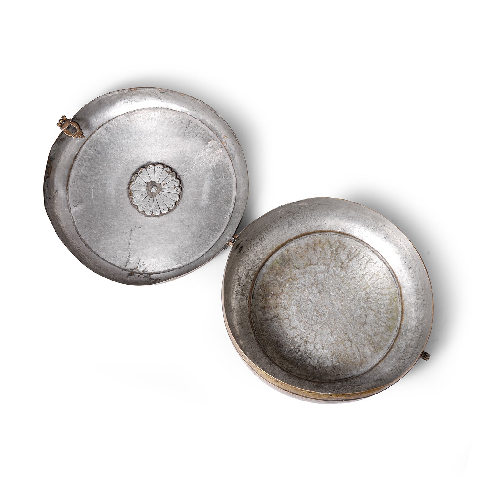Indian Brass Chapati Box - 19th Century