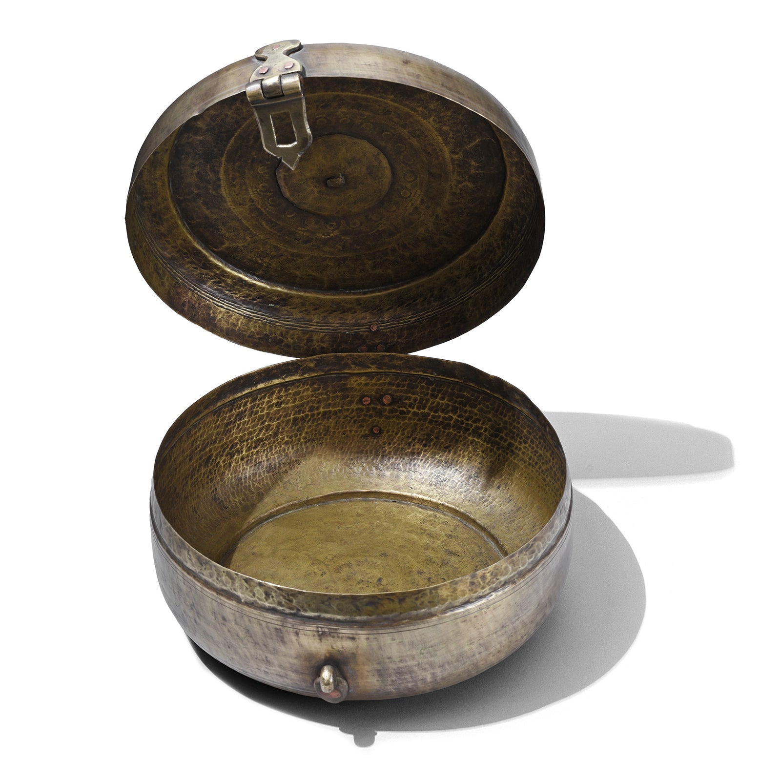 Exceptionally Good Brass Chapati Box - 19th Century