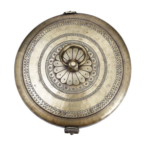 Exceptionally Good Brass Chapati Box - 19th Century