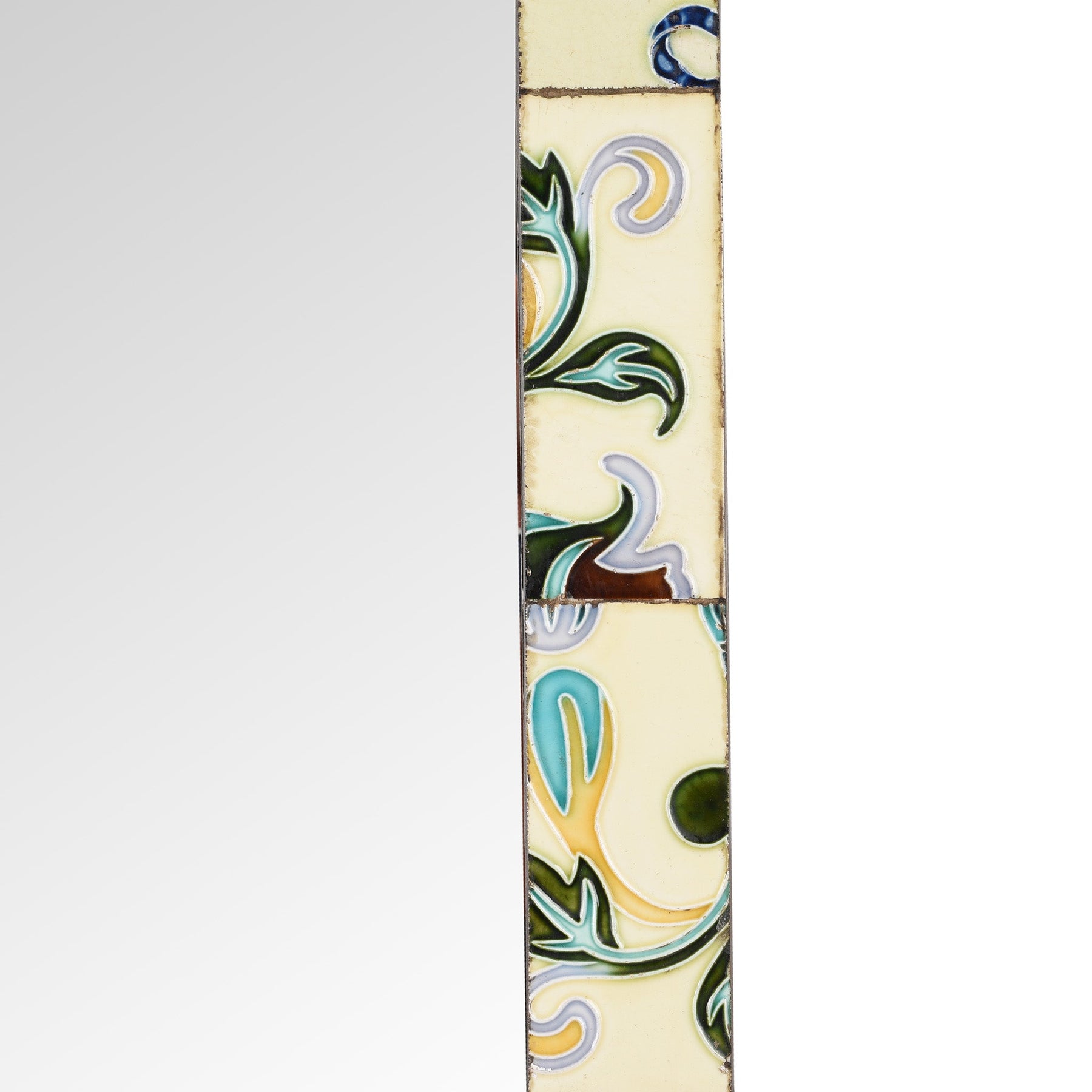 Mirror Made From Old Japanese Ceramic Tiles (46 x 61cm)