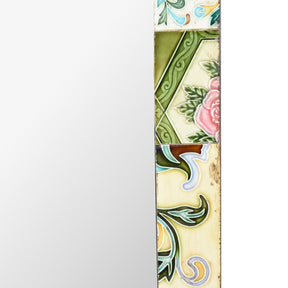 Mirror Made From Old Japanese Ceramic Tiles - Circa 1920