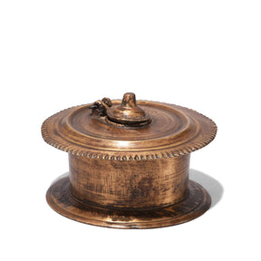 Indian Brass Ink Pot - 19th Century