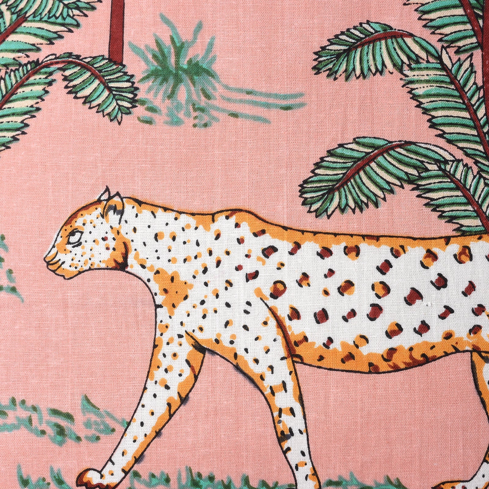 Jungle Animal Print Cushion with Pad - Various Colours