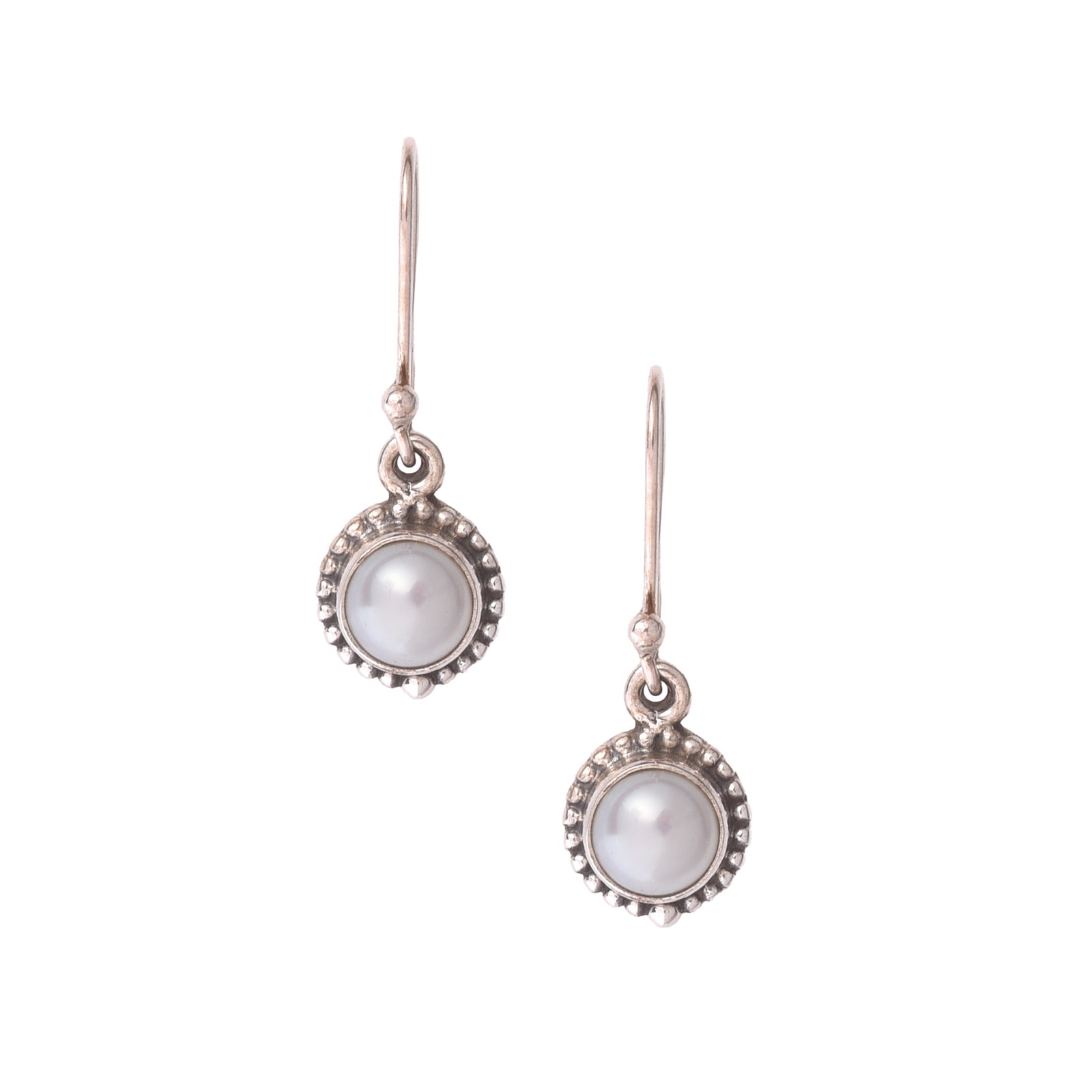 Silver & Pearl Earrings