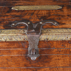 Brass Bound Indian Merchants Box - 19th Century