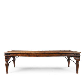 Indian Takhat Coffee Table From Rajasthan - 19thC