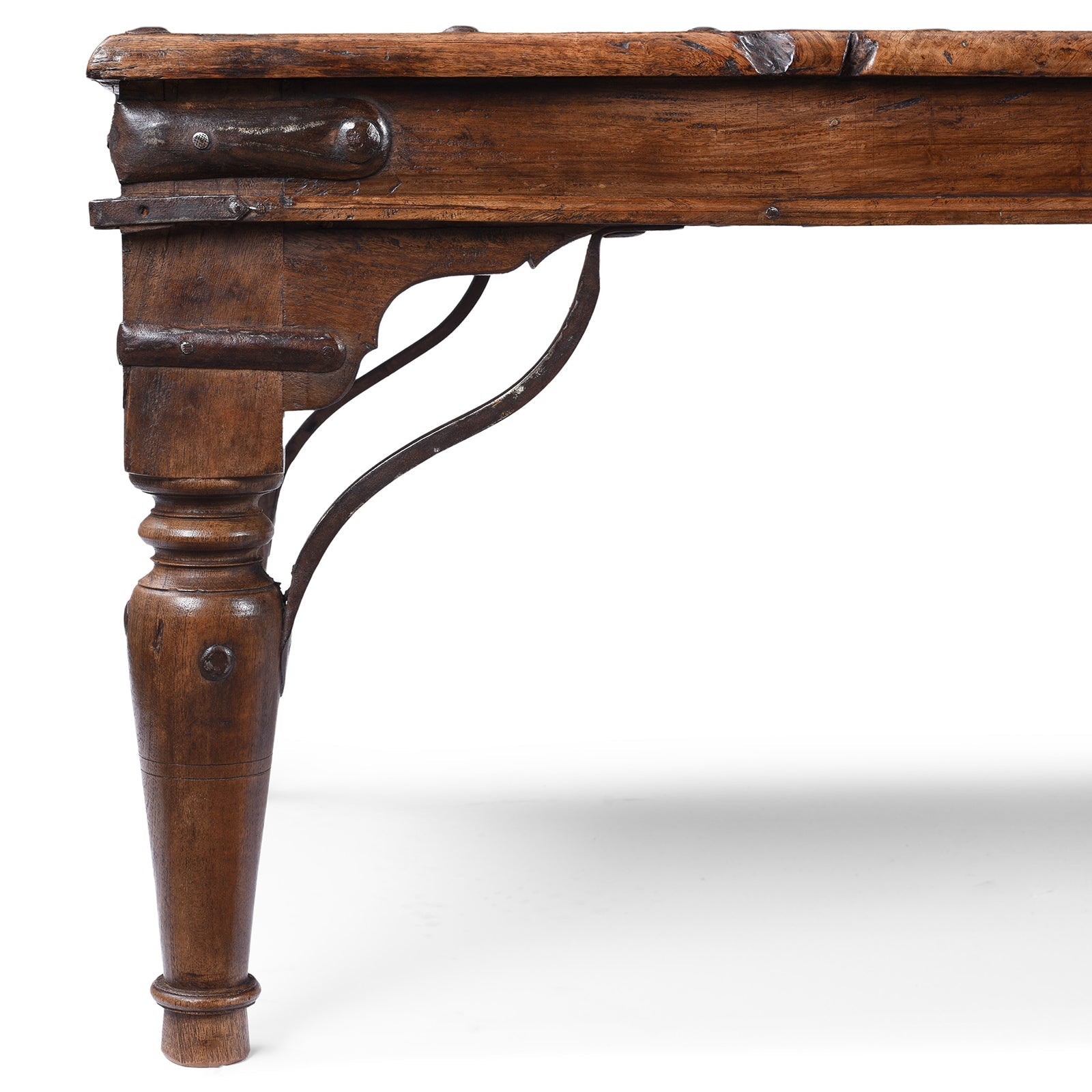 Indian Takhat Coffee Table From Rajasthan - 19thC