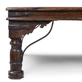 Indian Takhat Coffee Table From Shekhawati - 19th Century