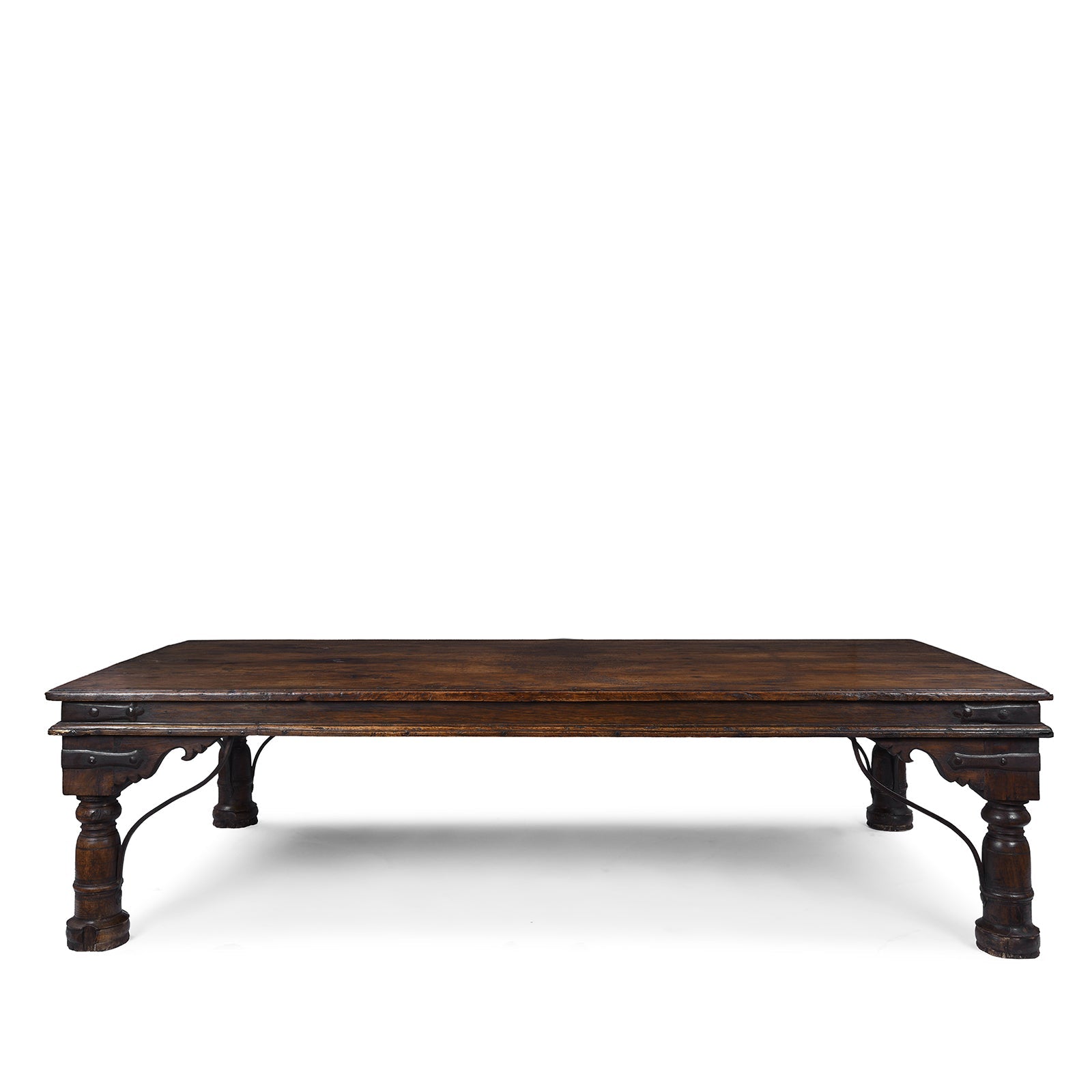 Indian Takhat Coffee Table From Shekhawati - 19th Century