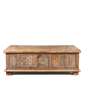 Reclaimed Teakwood Blanket Chest With Painted Finish
