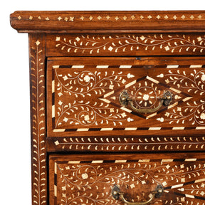 Bone Inlay Chest Of Drawers - Ca 1920