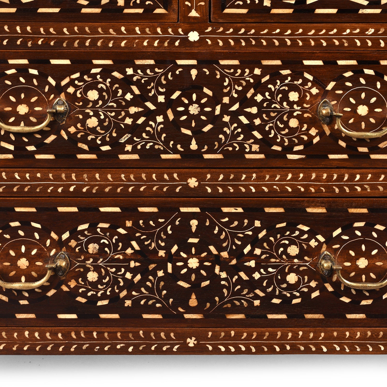 Bone Inlay Chest Of Drawers - Ca 1920
