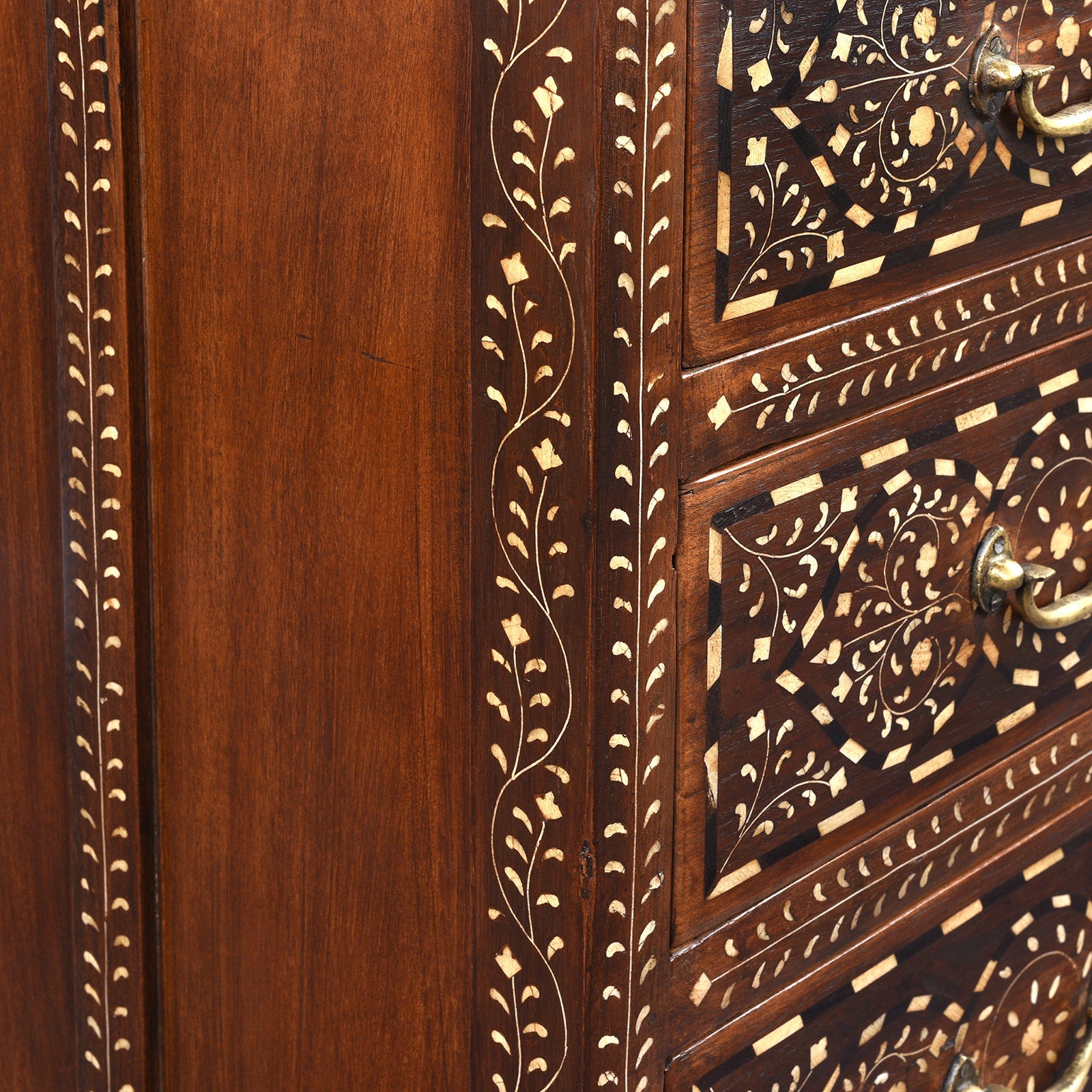 Bone Inlay Chest Of Drawers - Ca 1920