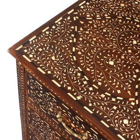 Bone Inlay Chest Of Drawers - Ca 1920