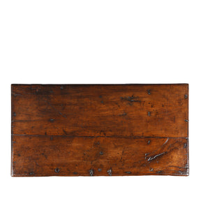 Painted Teak Chest From Gujarat - Late 19th Century