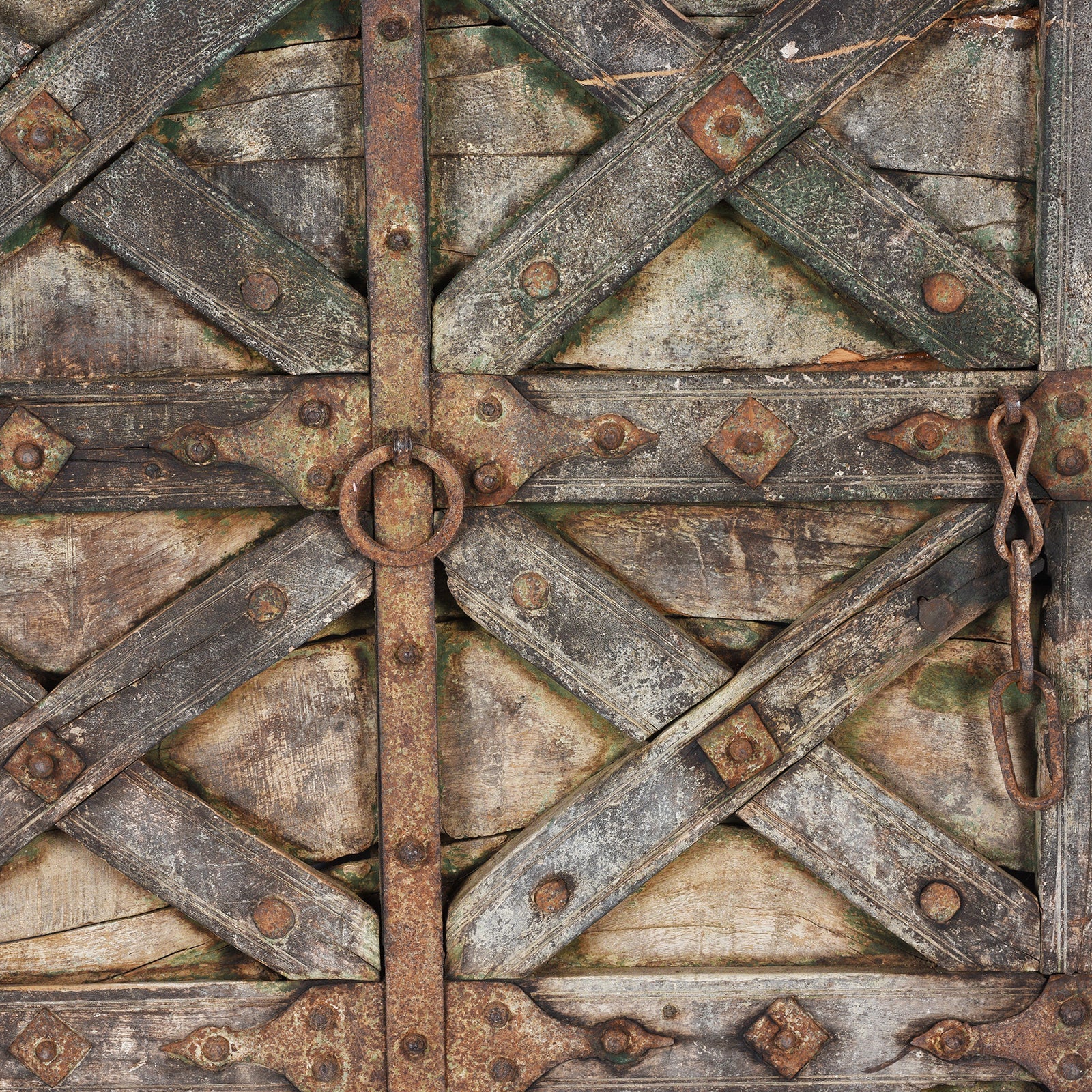 Indian Stick Door From Jaisalmer - 19th Century
