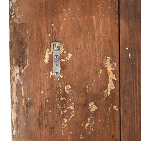 Painted Indian Door From Gujarat - Late 19th Century