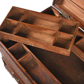 Brass Bound Military Chest From Kutch -19th Century