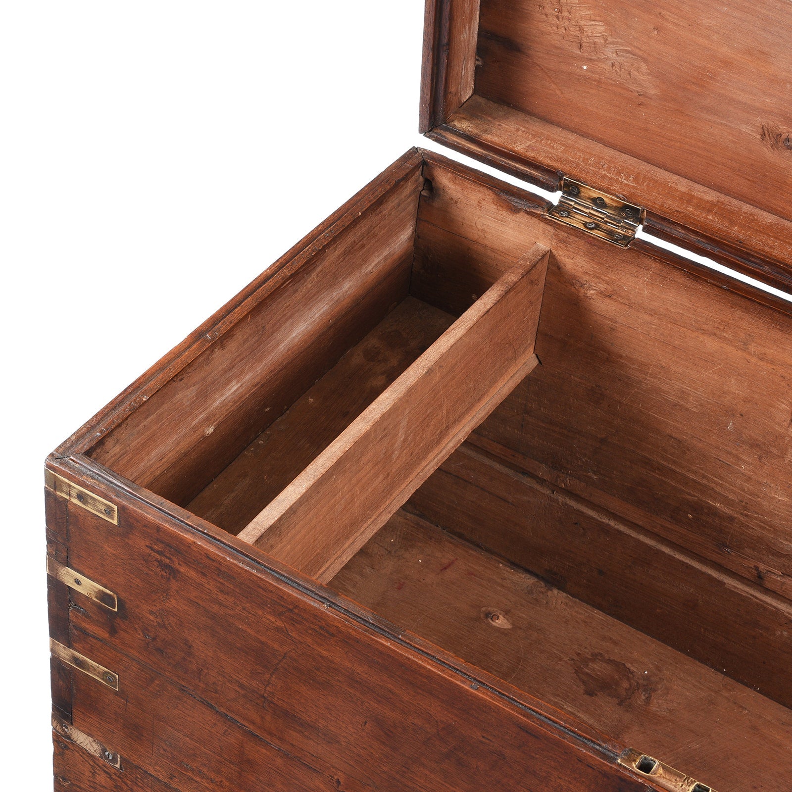 Brass Bound Indian Military Chest -19th Century