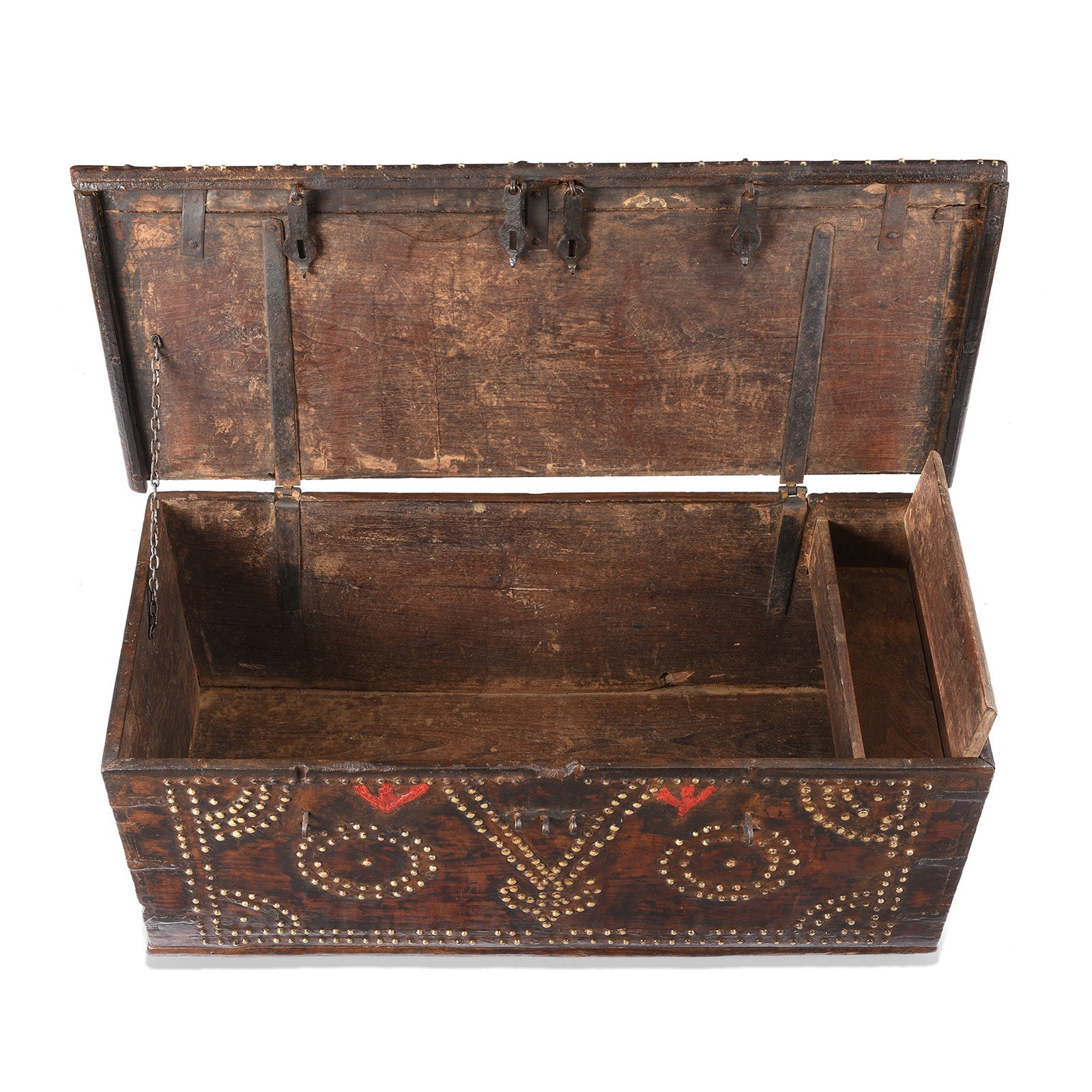 Brass Studded 'Zanzibar' Chest From Kutch - 19th Century