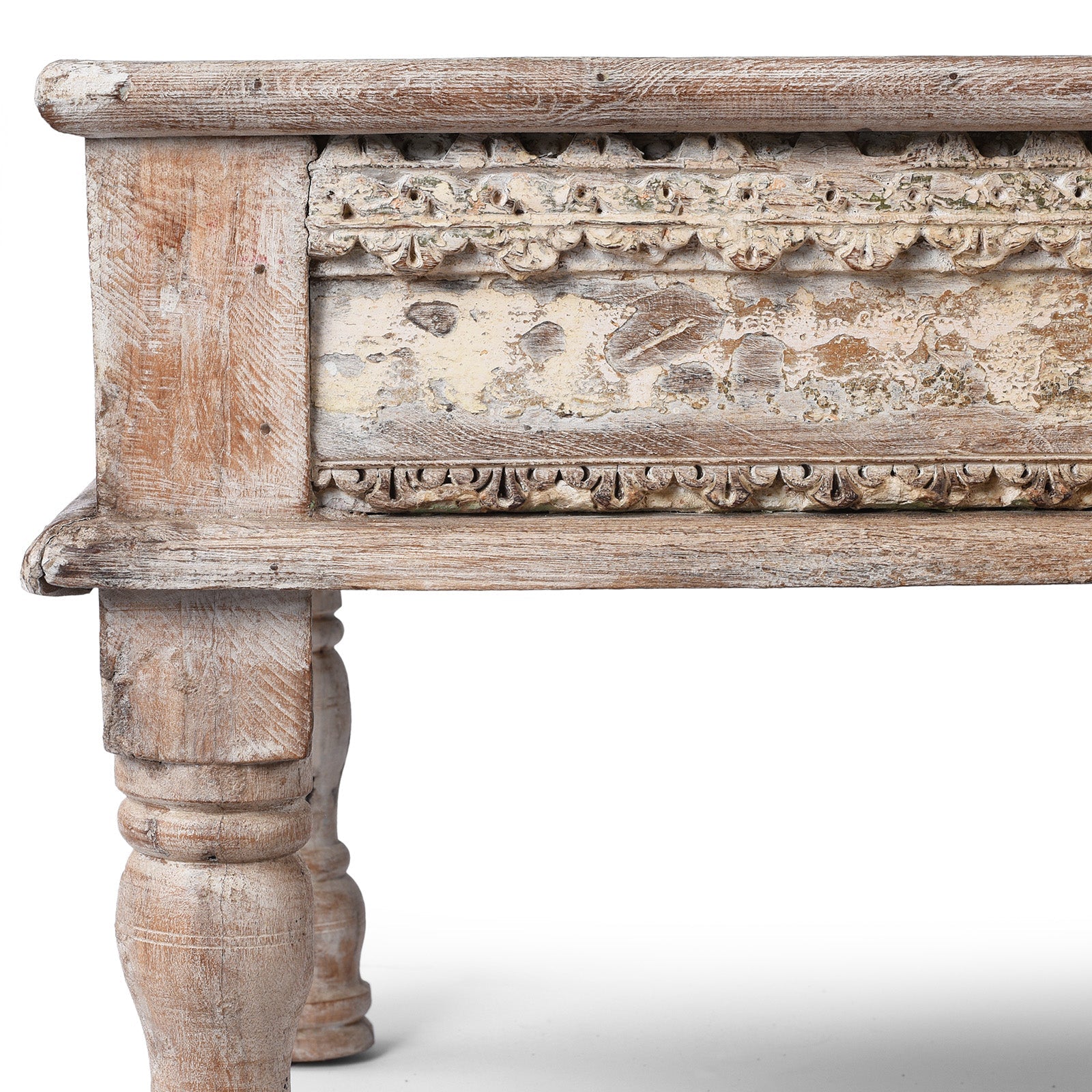 Indian Takhat Coffee Table Made From Reclaimed Teakwood