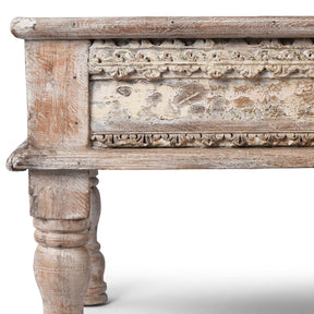 Indian Takhat Coffee Table Made From Reclaimed Teakwood