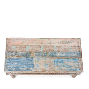 Indian Takhat Coffee Table Made From Reclaimed Teakwood